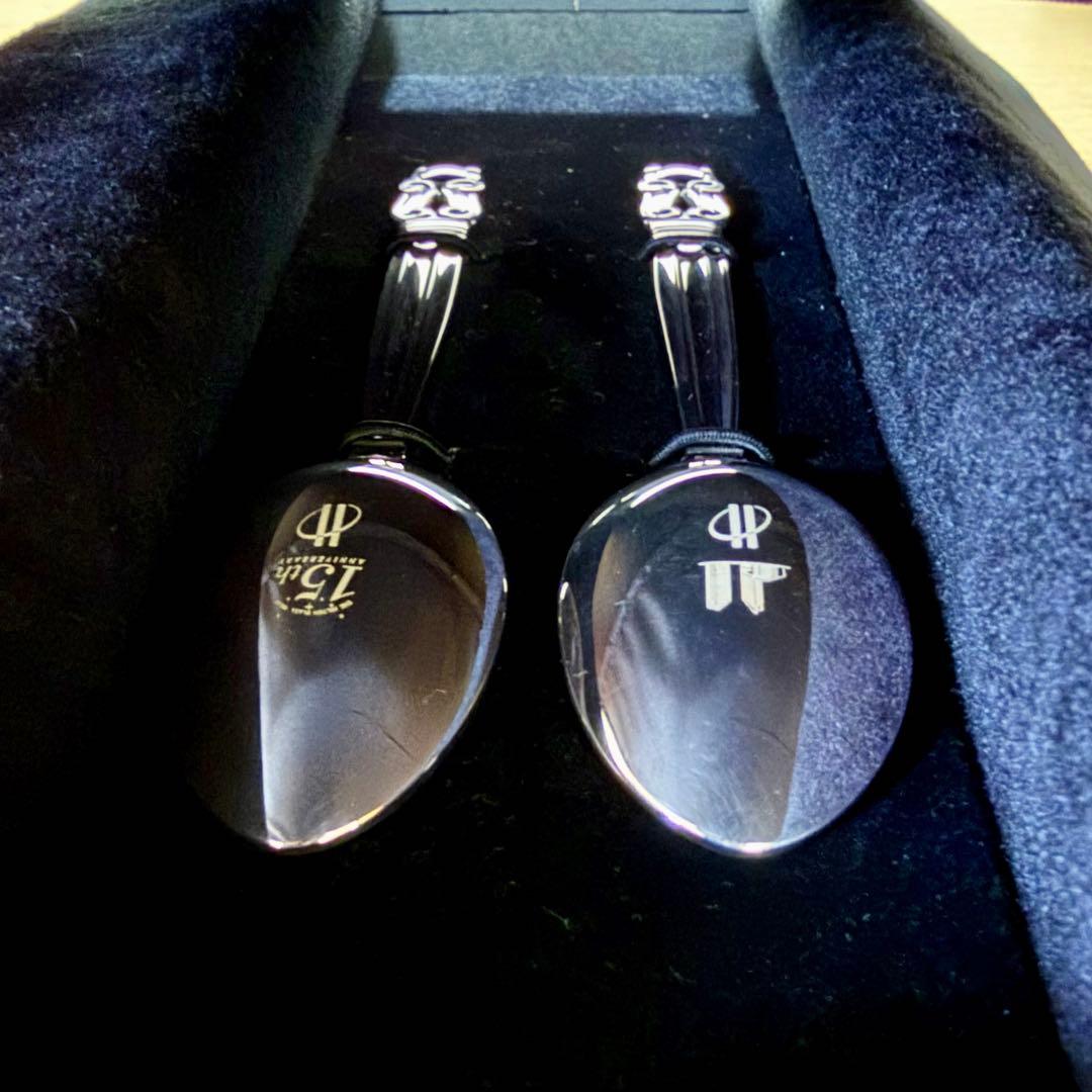 ジョージジェンセン 銀製スプーン ヒルトンプラザウエスト15周年記念 レア