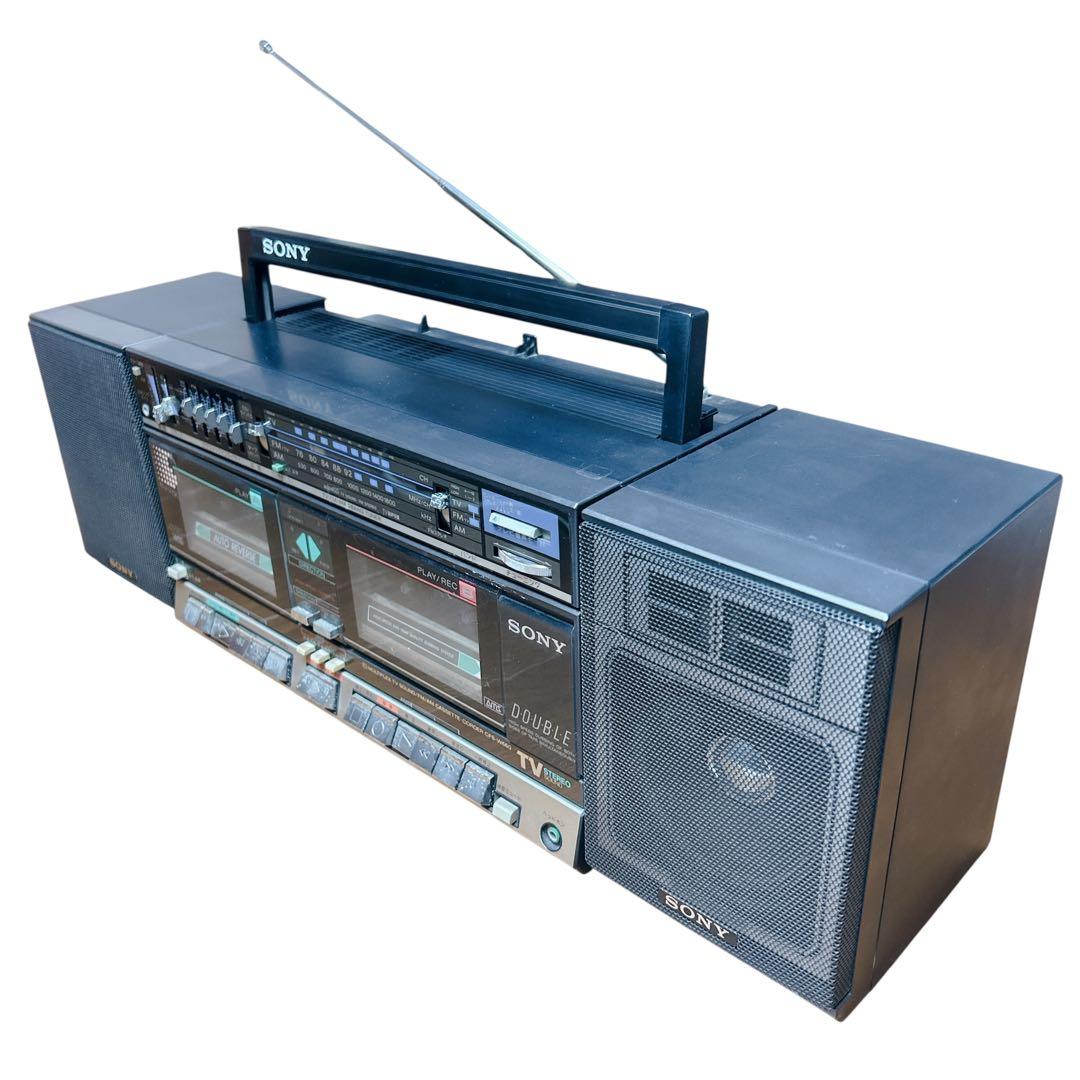 【レトロ】SONY CFS-W660 ラジカセ スピーカー