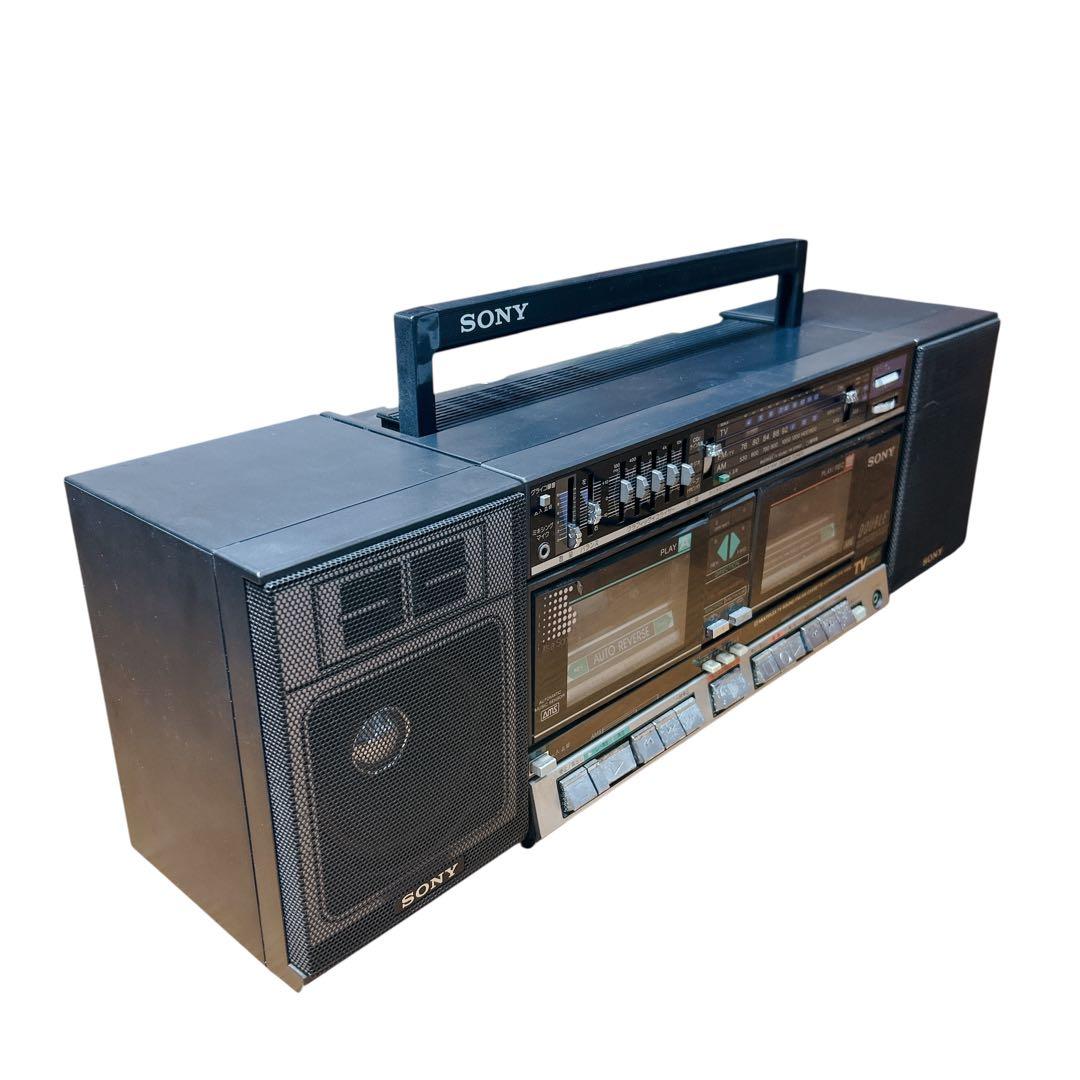 【レトロ】SONY CFS-W660 ラジカセ スピーカー