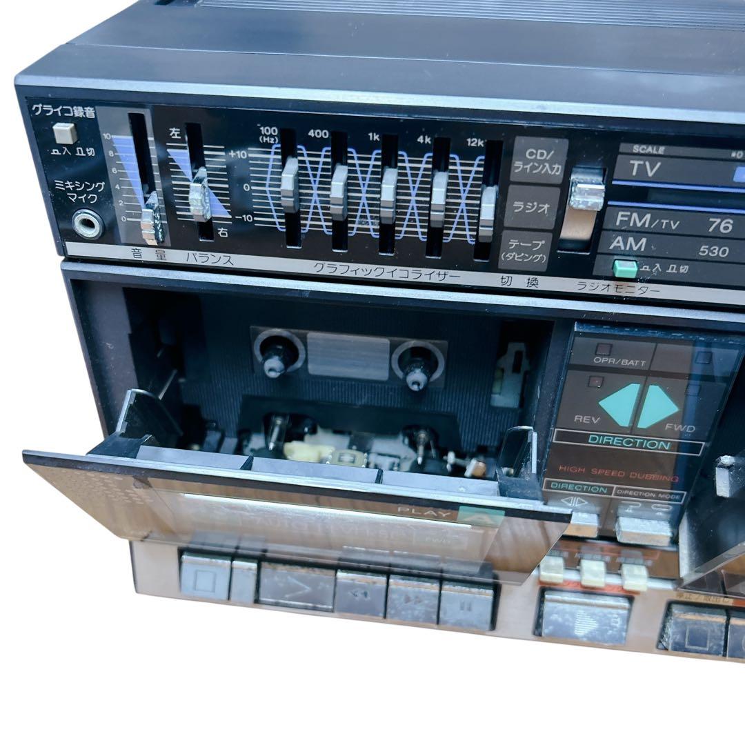 【レトロ】SONY CFS-W660 ラジカセ スピーカー