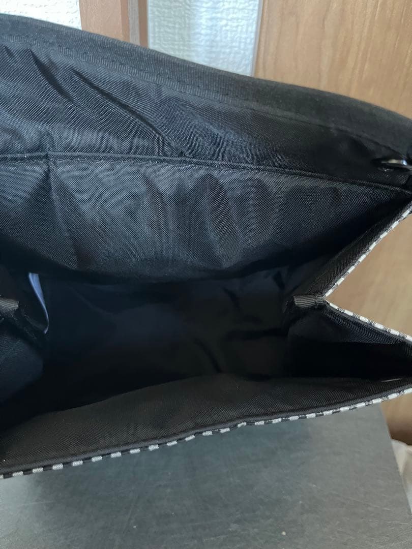 【美品】familiar ファミリア 保冷バッグ 保冷ポーチ ギンガムチェック