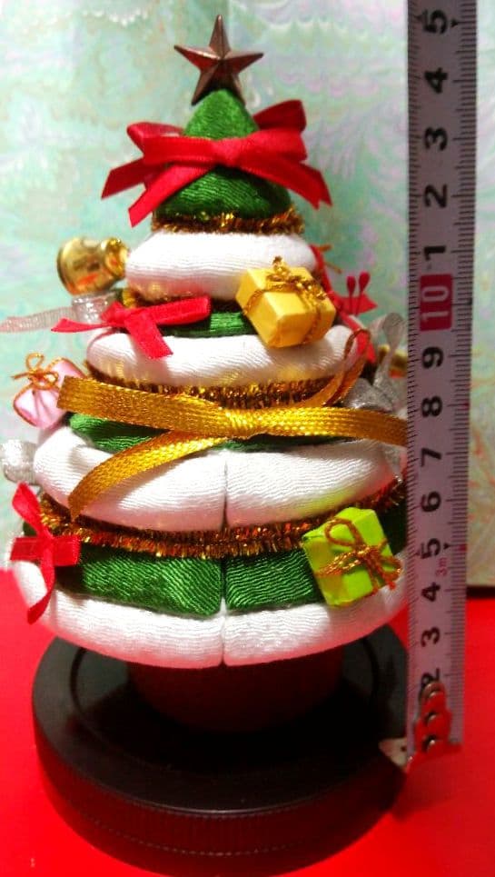 木目込み人形　クリスマスツリー