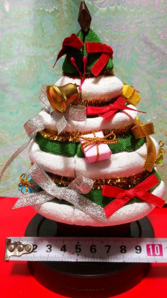 木目込み人形　クリスマスツリー