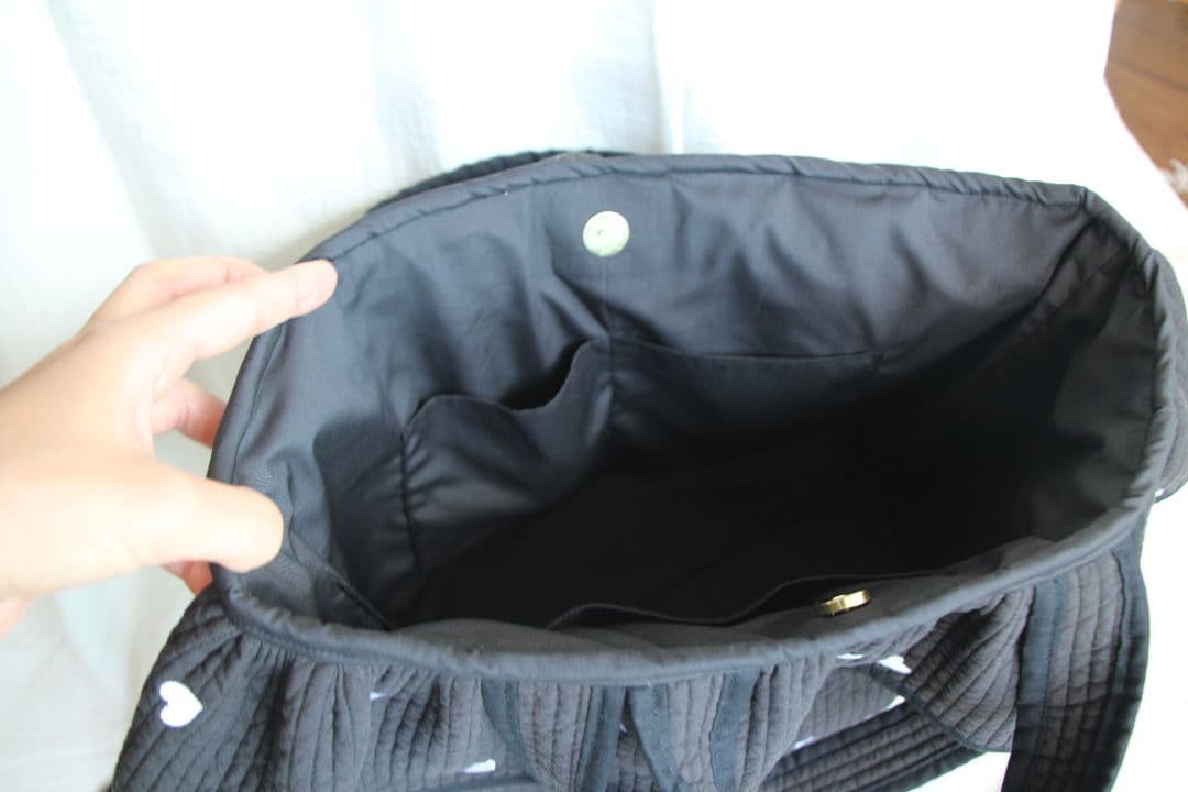 にょん★ヌビフリルトートバッグLarge　ヌビバッグ　ヌビマザーズバッグ