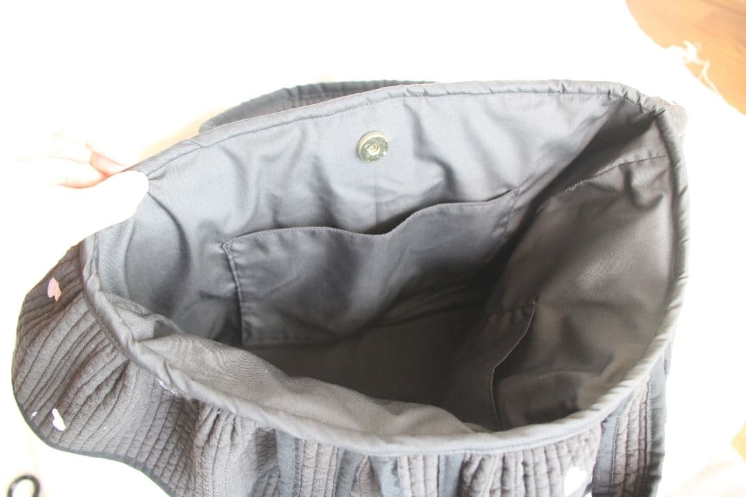 にょん★ヌビフリルトートバッグLarge　ヌビバッグ　ヌビマザーズバッグ