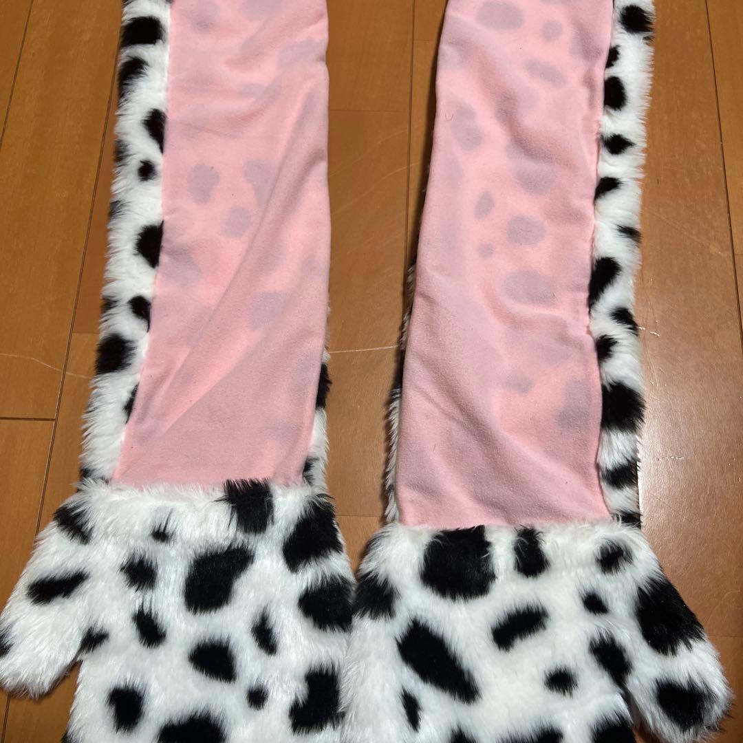 ディズニー　101匹のわんちゃん　マフラーキャップ　ファンキャップ