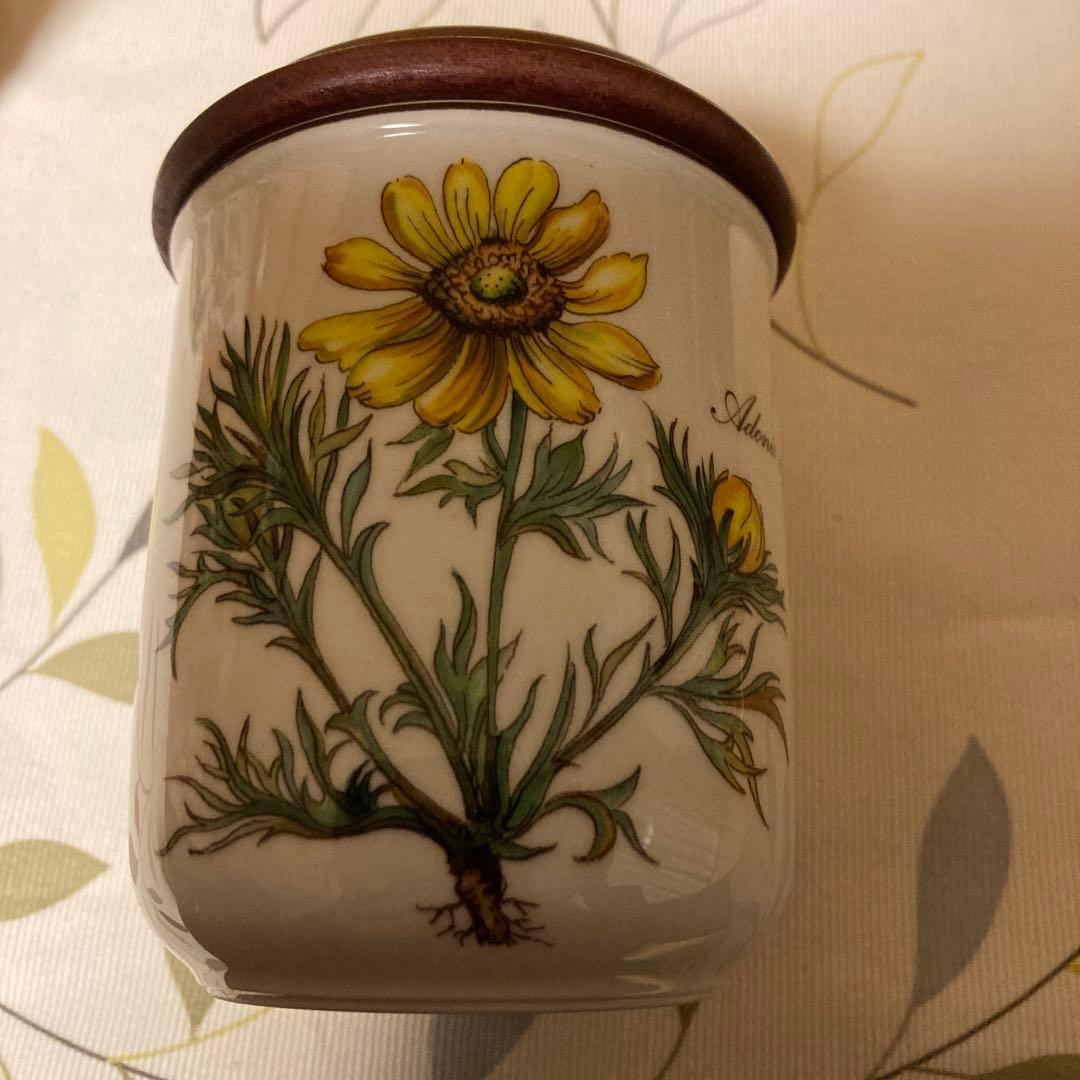 ビレロイ＆ボッホ　ボタニカル　蓋付き保存容器　 2個　キャニスター　廃盤品