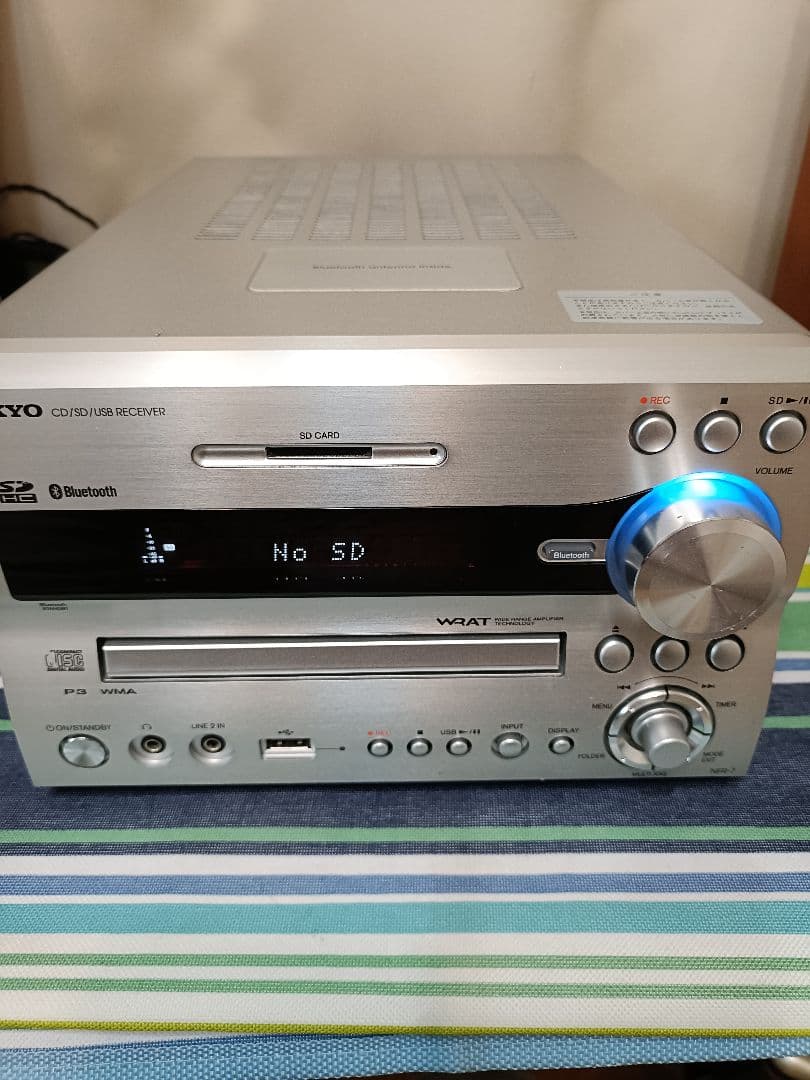 ONKYO NFR-7 CD USB SD ブルートゥス FM/AM 整備済