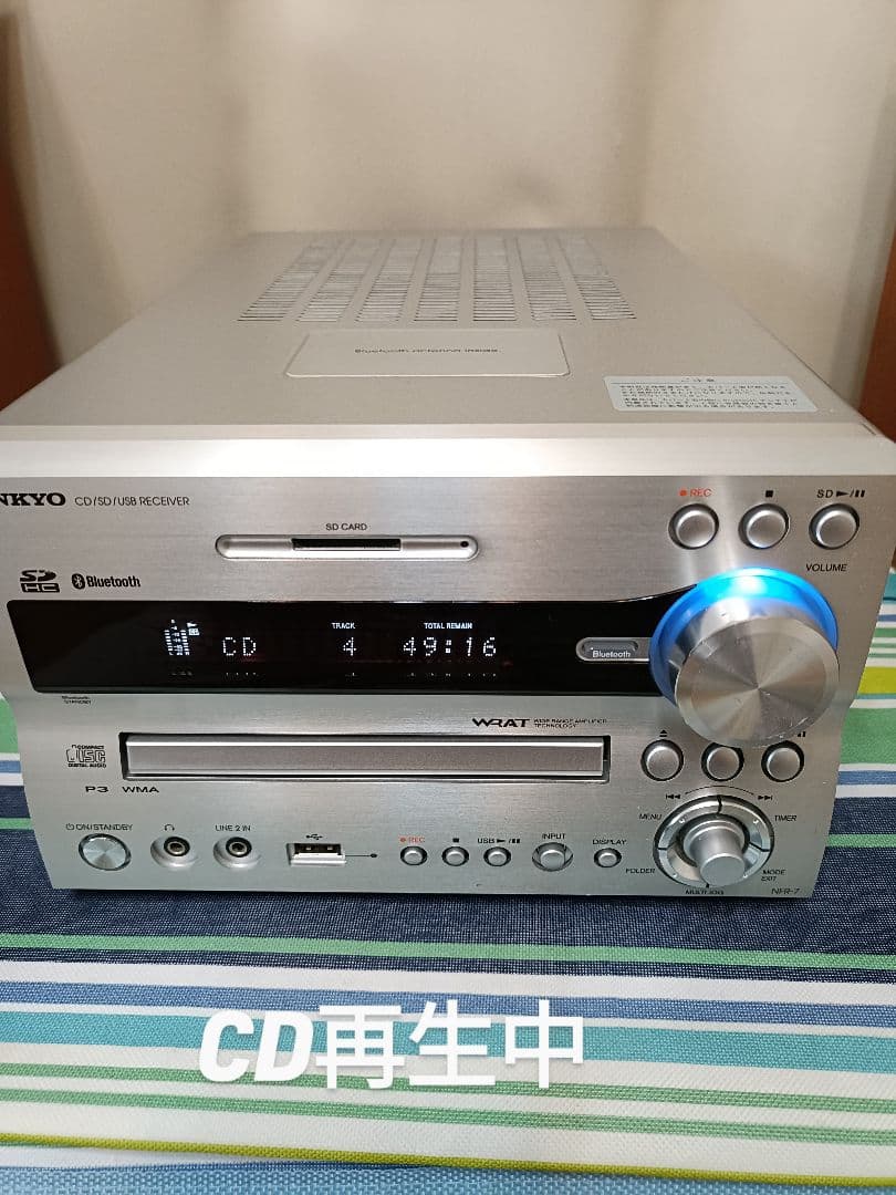 ONKYO NFR-7 CD USB SD ブルートゥス FM/AM 整備済