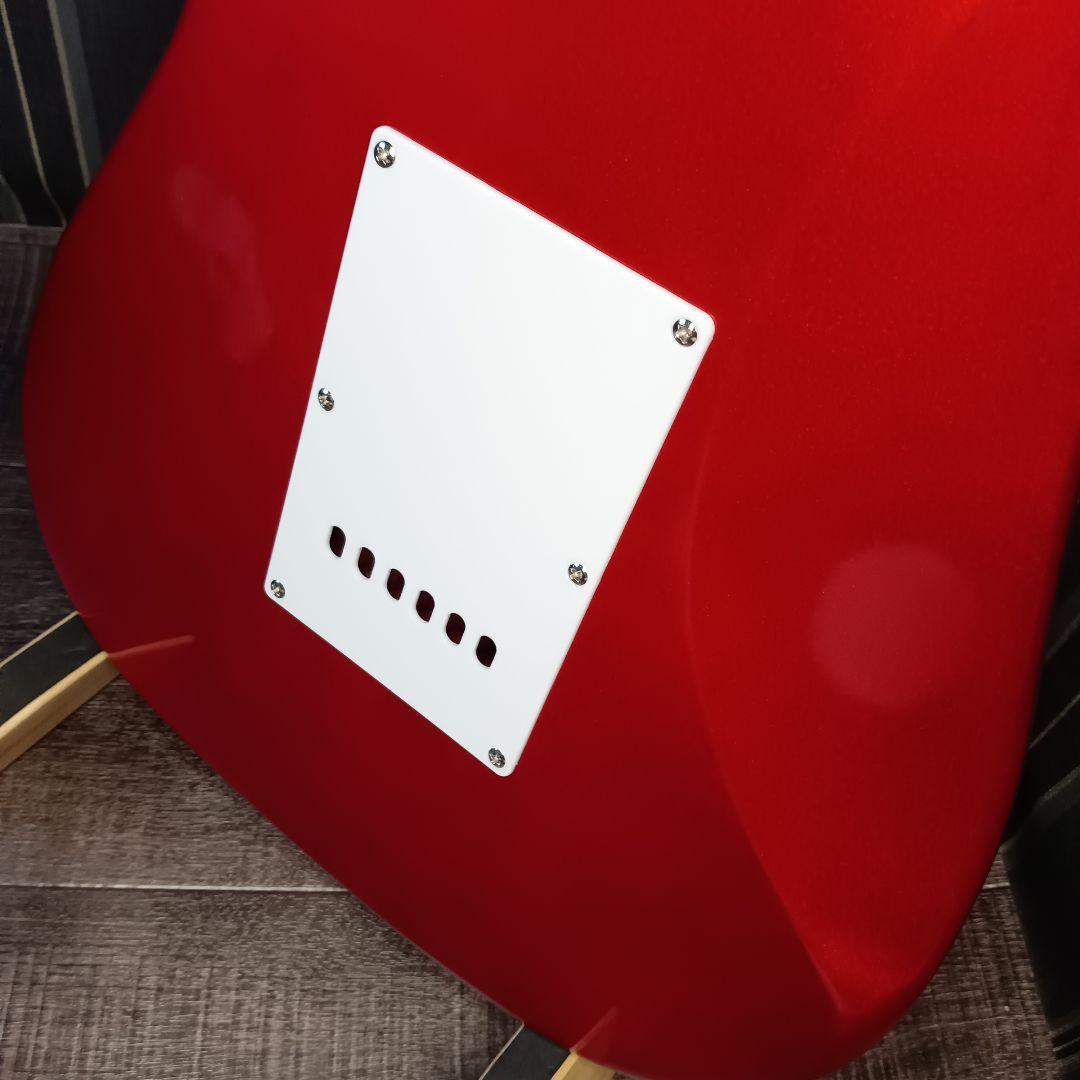 美品 初心者 ビギナー エレキギター ストラトキャスター ST 赤 レッド