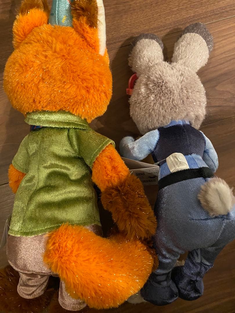 ズートピア ディズニーストア ジュディ ニック ぬいぐるみ 10周年