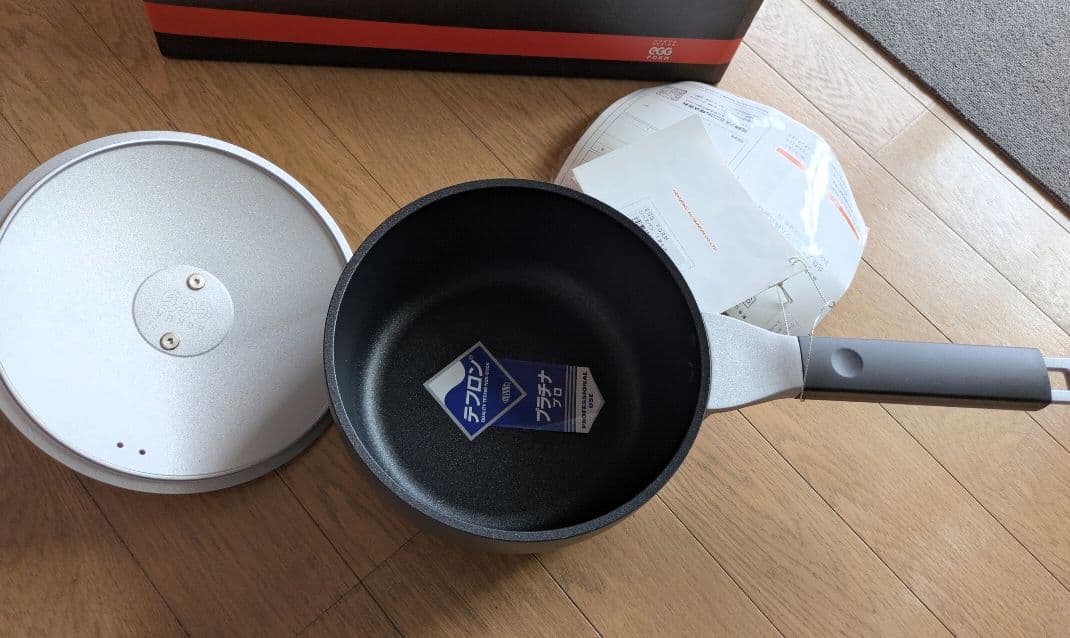 ホクア　18センチ　ソースパン　片手鍋　EGGFORM　エッグフォルム　その1