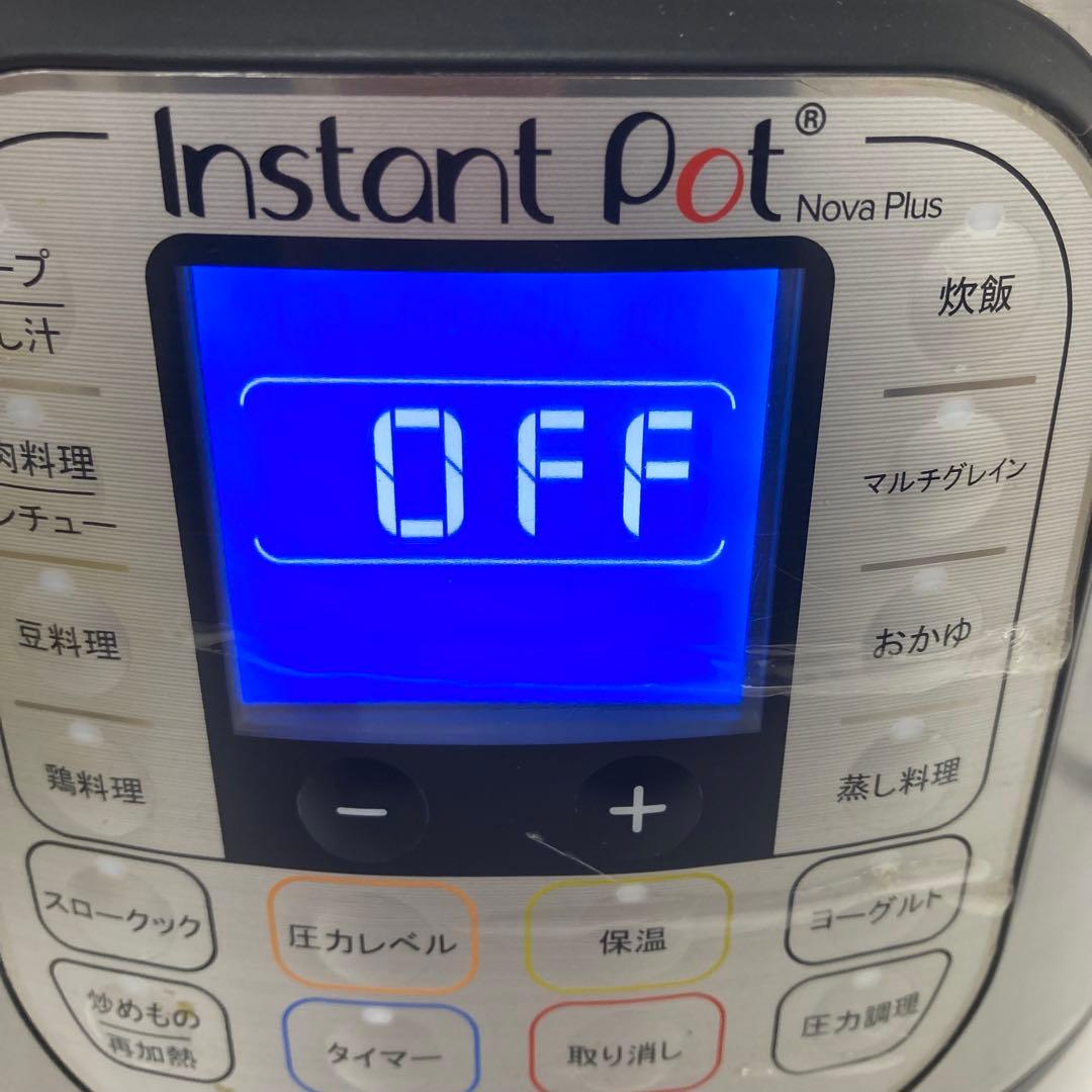 36-V InstantPot NovaPlus60 マルチ電気圧力鍋