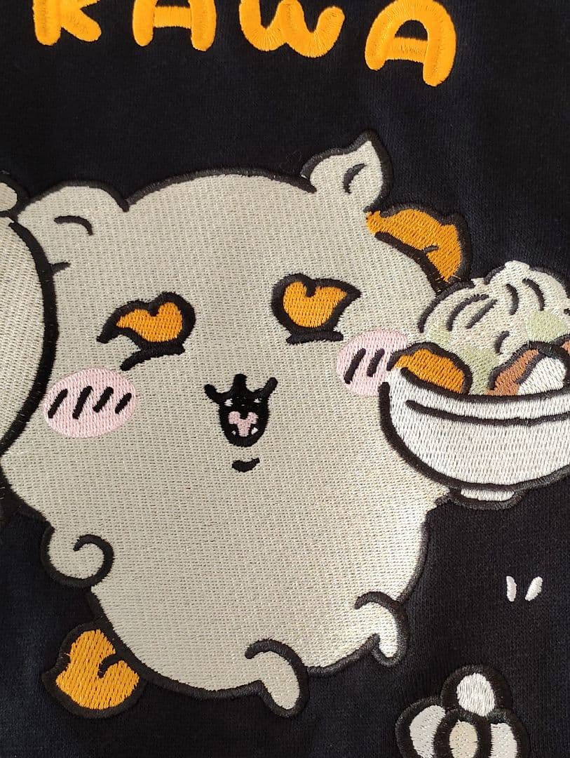 ちいかわ　くりまんじゅう シーサー ジップパーカー 刺繍　Mサイズ