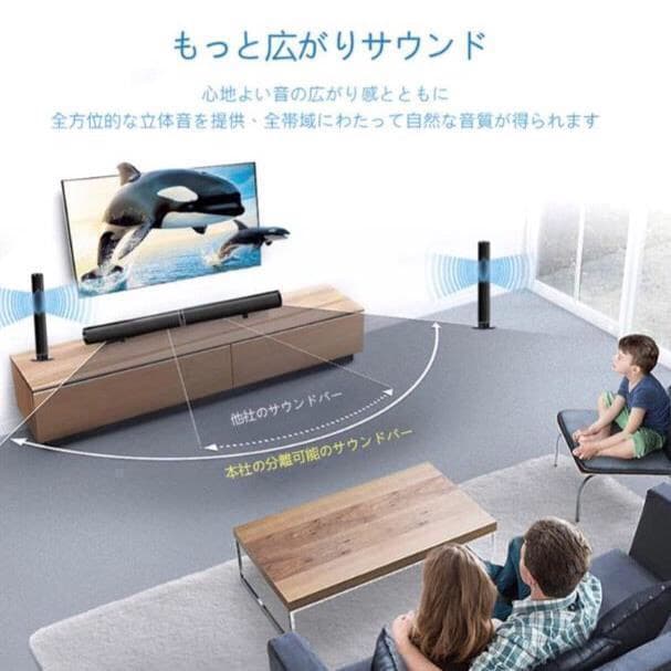ホームシアターシステム サウンドバー TV スピーカー Bluetooth
