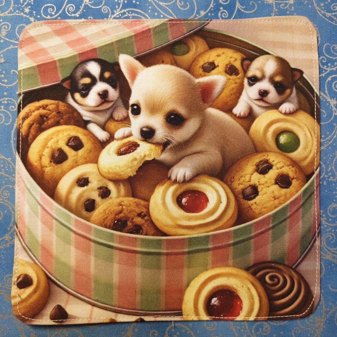 ななちゃん　ハンカチ　チワワ柄　18枚