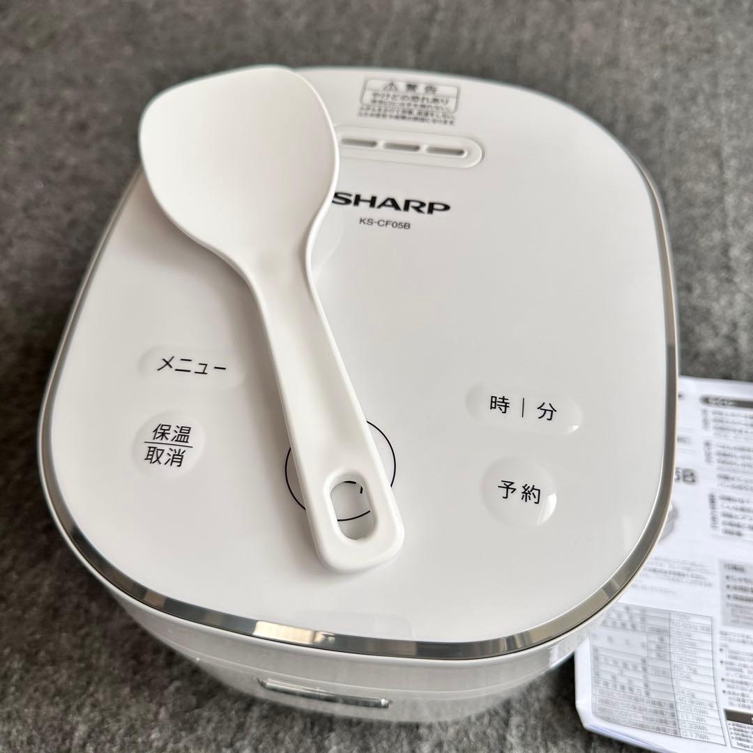 SHARP KS-CF05B 炊飯器 180ml 3合 2025年製