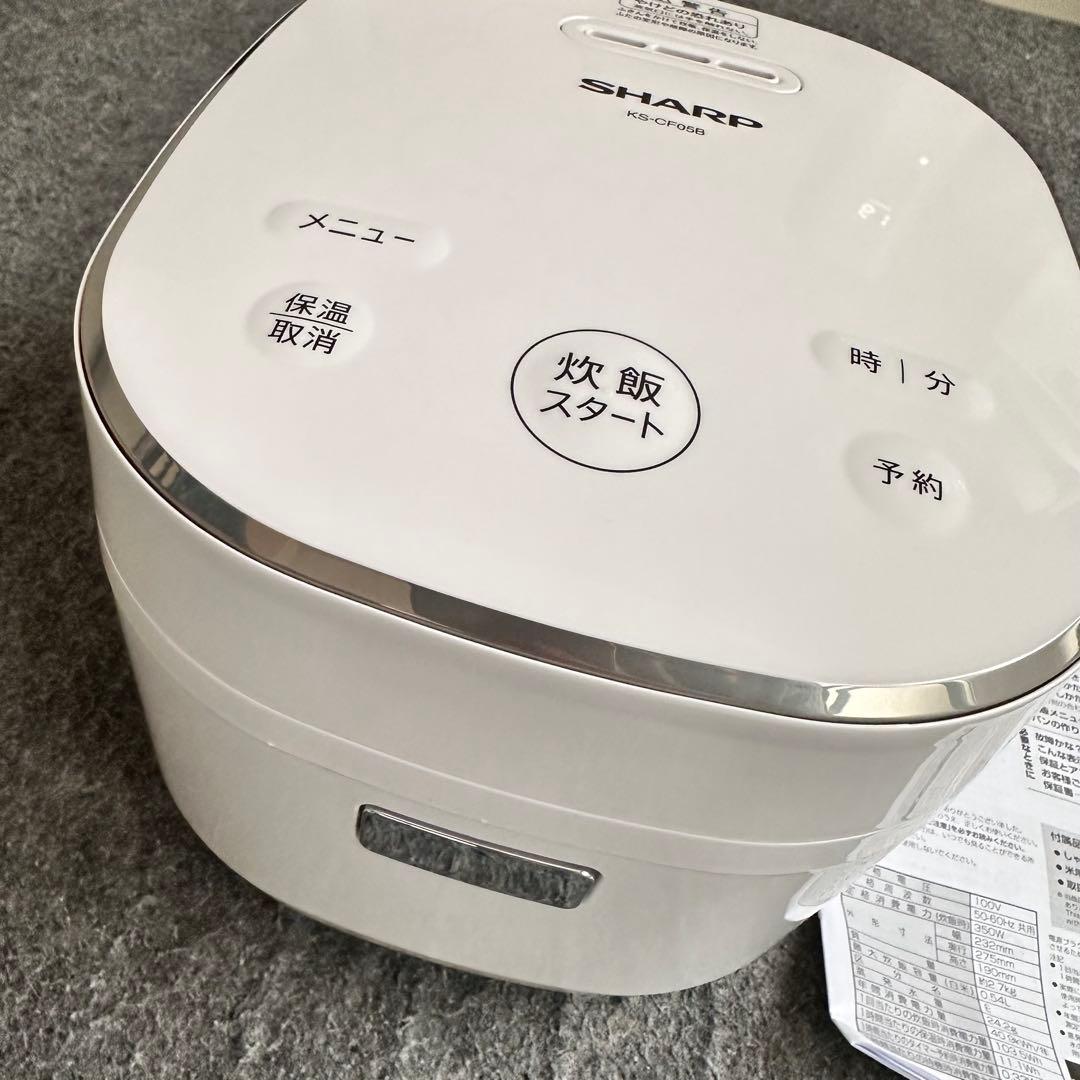 SHARP KS-CF05B 炊飯器 180ml 3合 2025年製