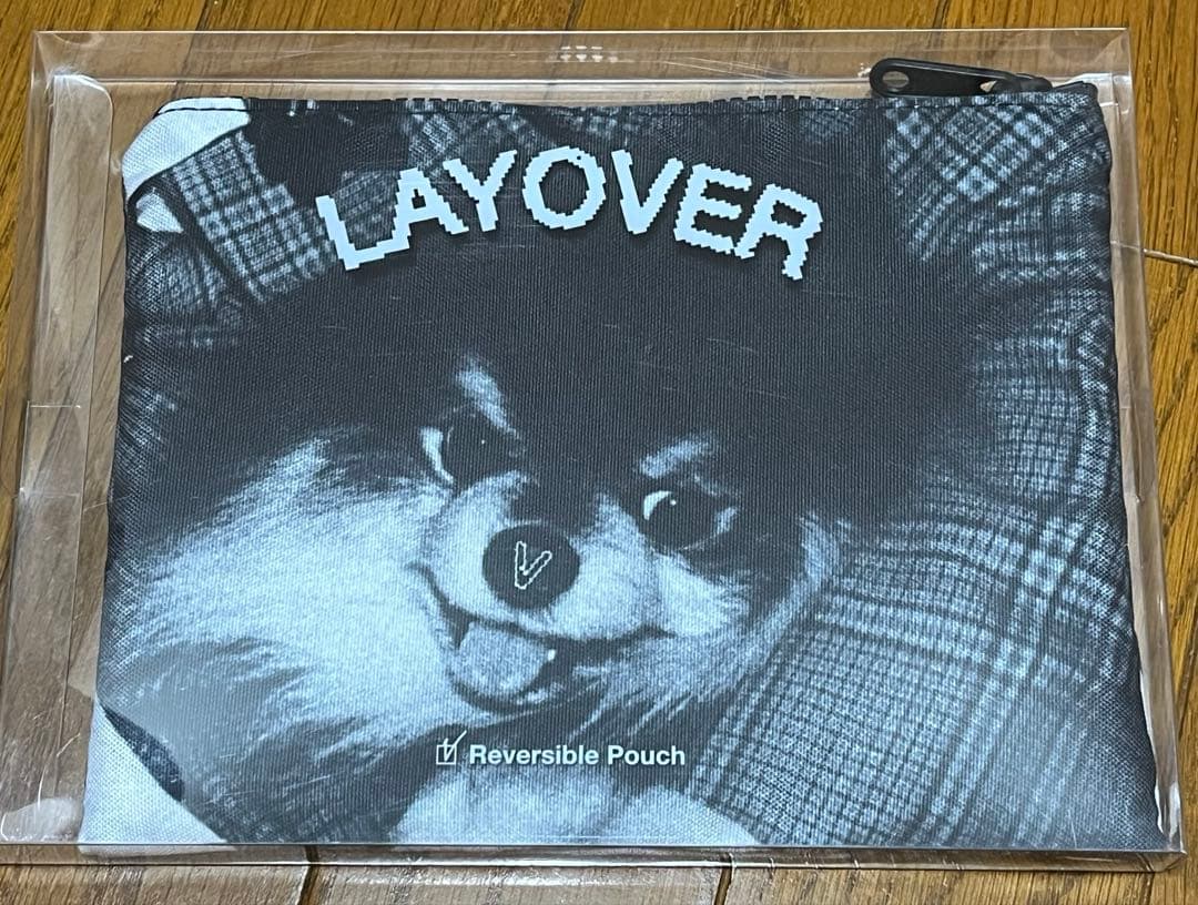 BTS V テテ LAYOVER ヨンタン リバーシブルポーチ