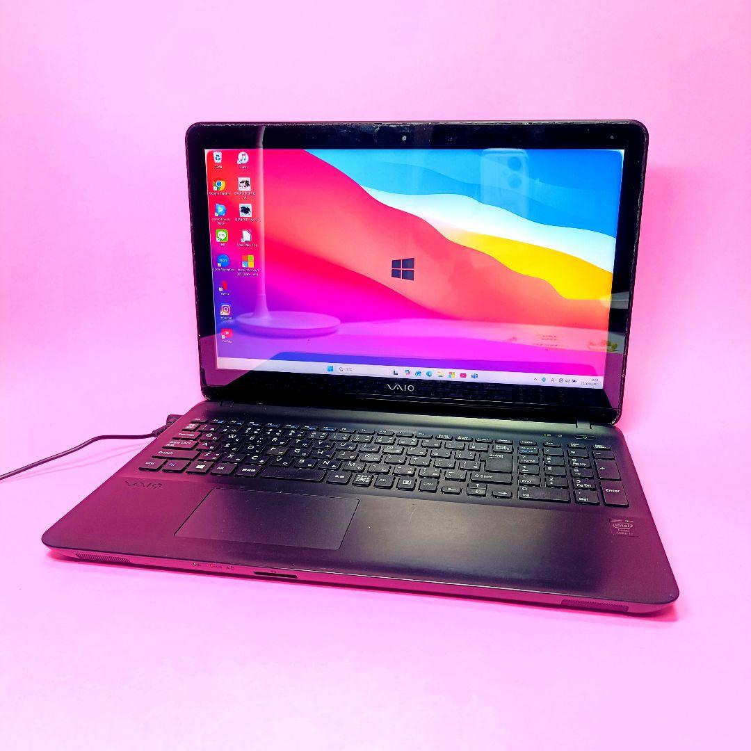 【お買い得‼️】i7✨12GB✨タッチパネル✨VAIO✨カメラ付きノートパソコン