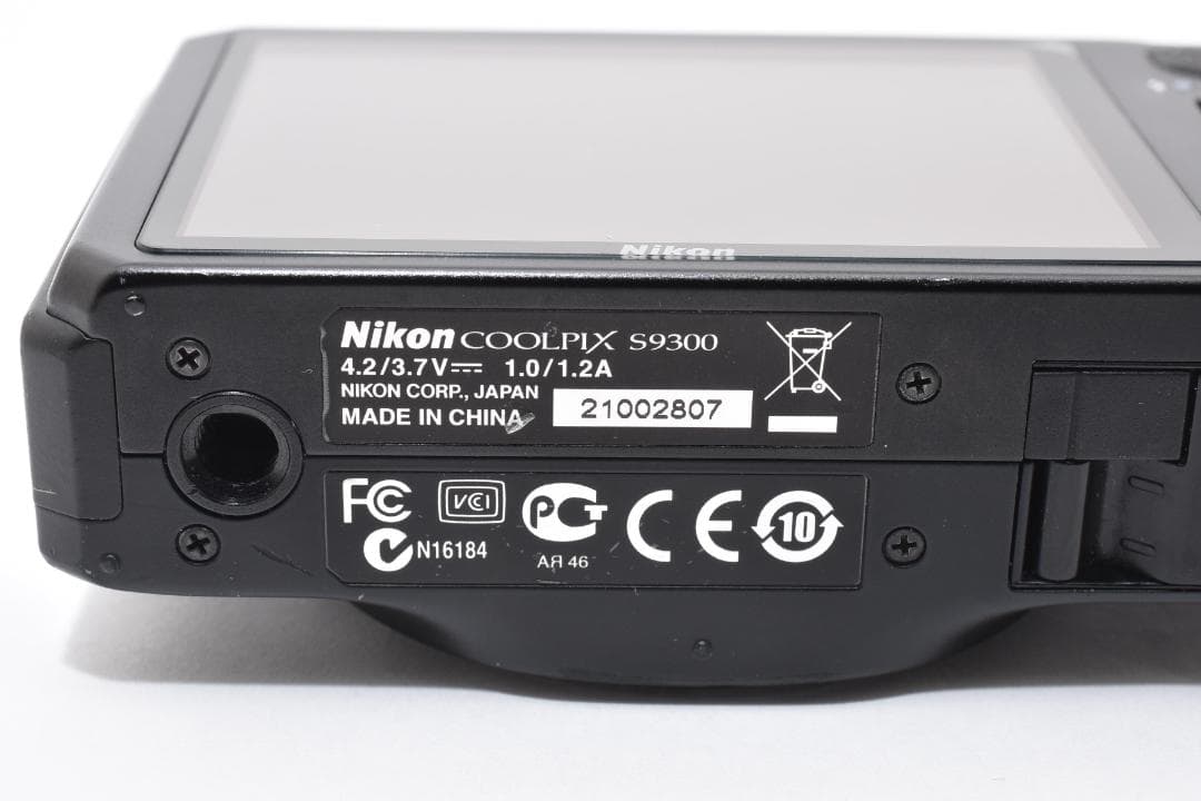美品 ニコン COOLPIX S9300 コンパクトデジタルカメラ ブラック