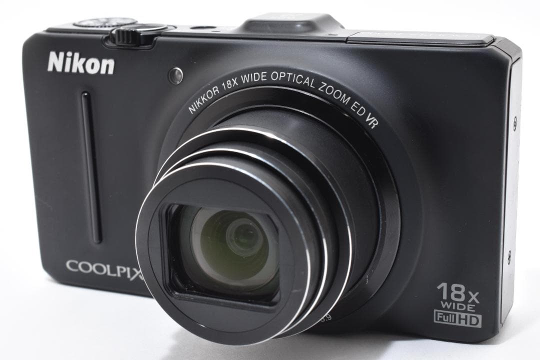 美品 ニコン COOLPIX S9300 コンパクトデジタルカメラ ブラック