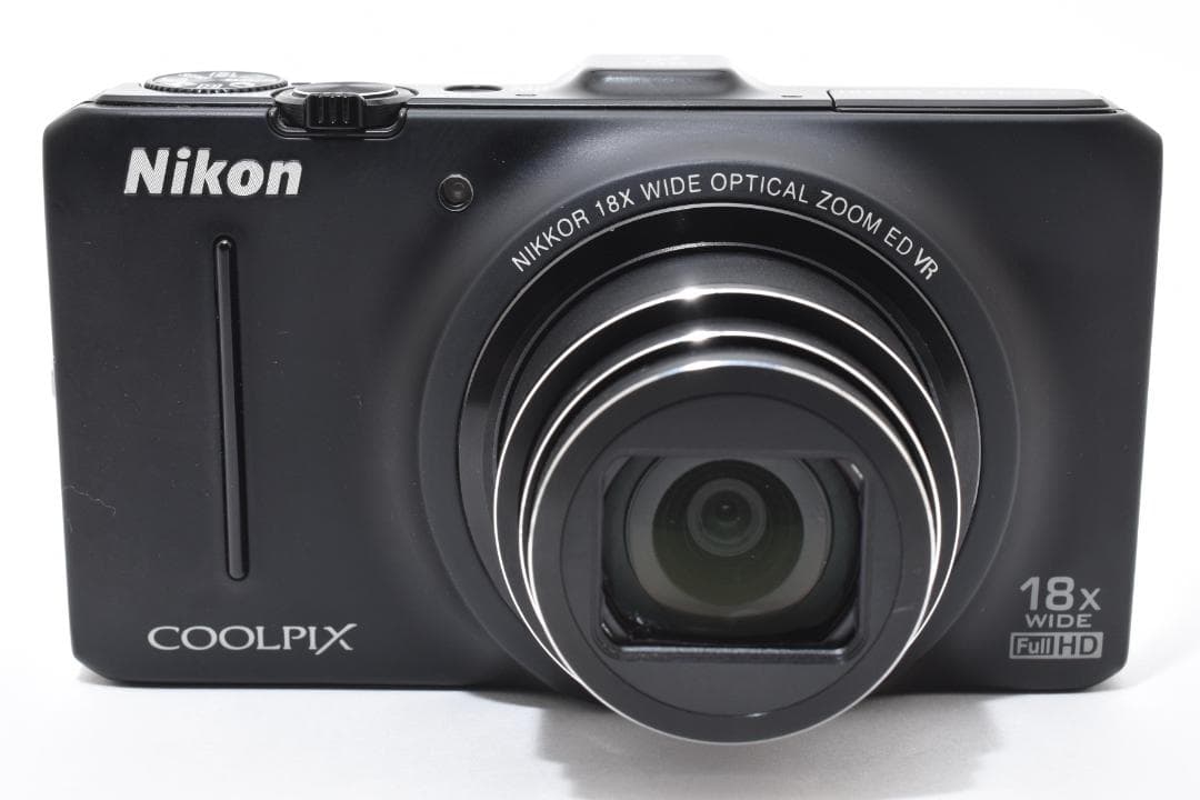 美品 ニコン COOLPIX S9300 コンパクトデジタルカメラ ブラック