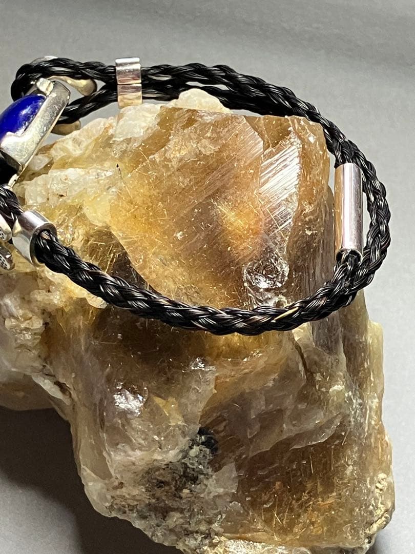 ホースブレスレット ラピスラズリ