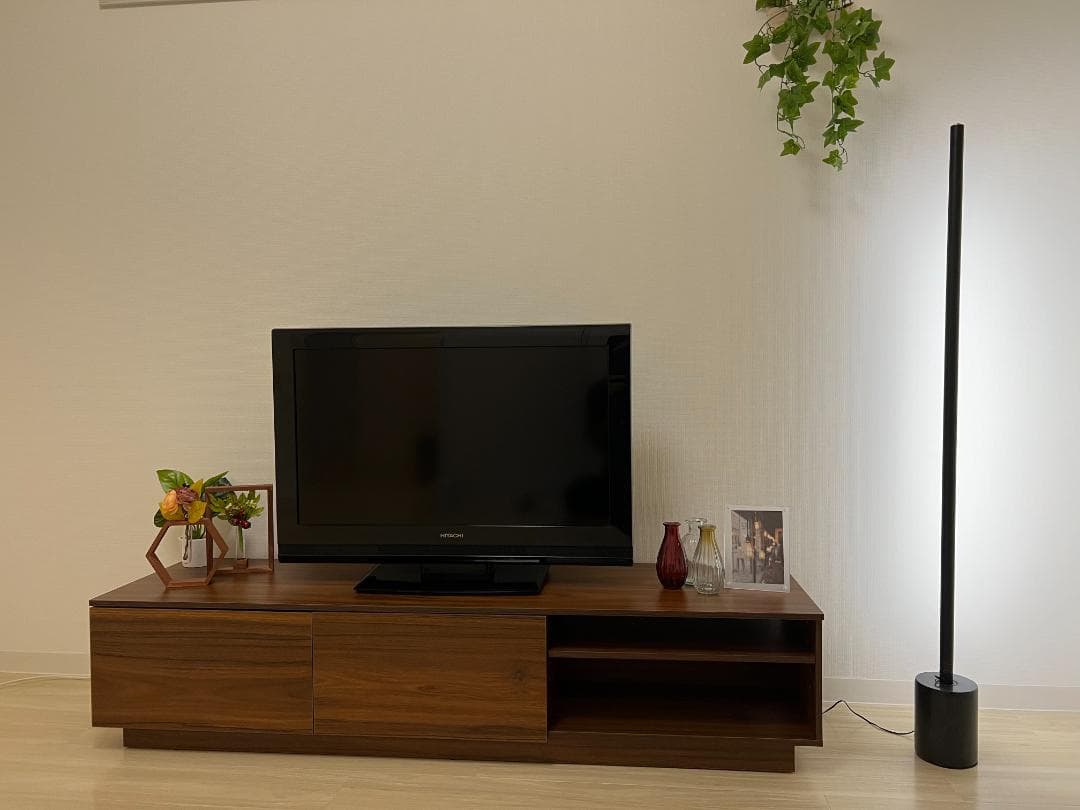 縦横2way LEDフロアスタンド 黒色