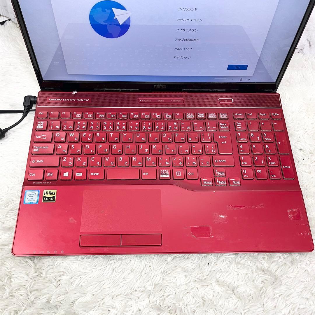 富士通 FUJITSU ノートパソコン FMV LIFEBOOK AH53/C2