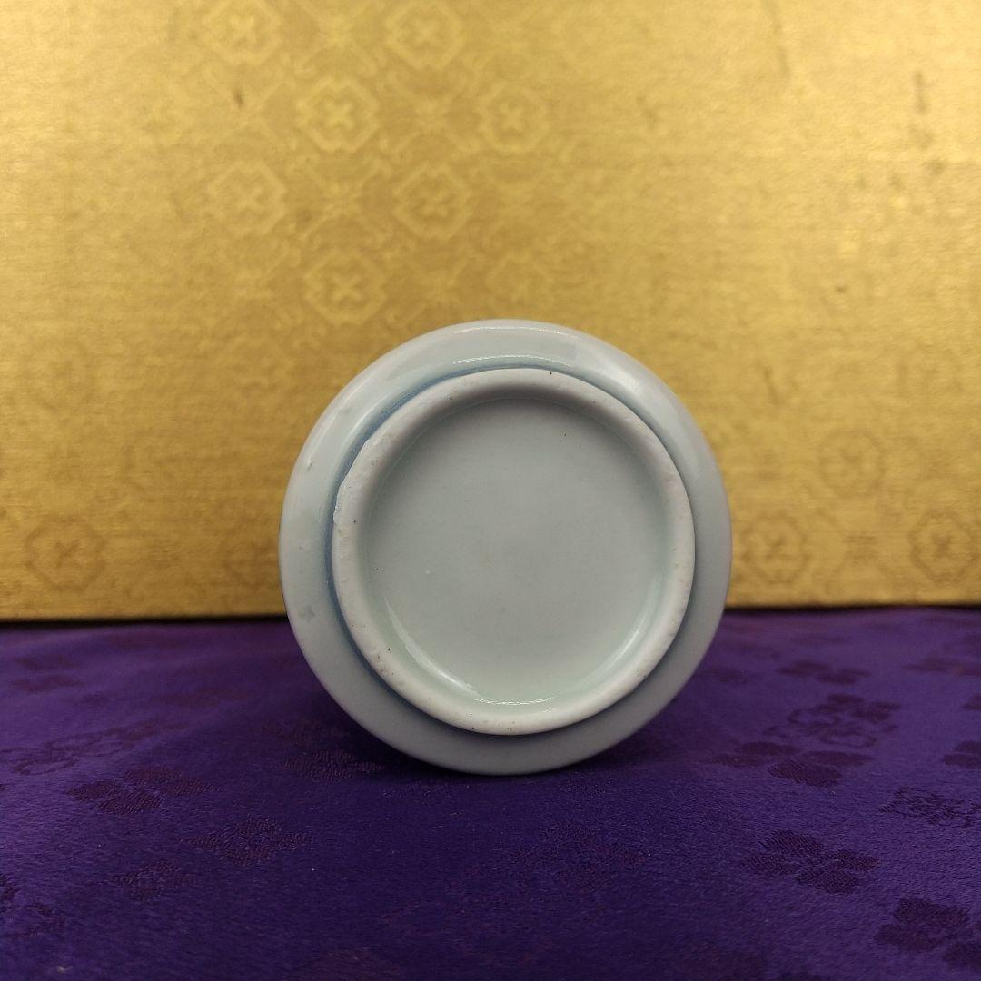 【お値下げしました！】　染付　柳文　覗