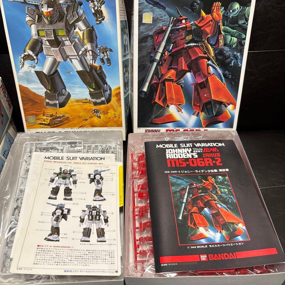 ガンプラセット 1/144 MSV 10点　旧キット+情景模型