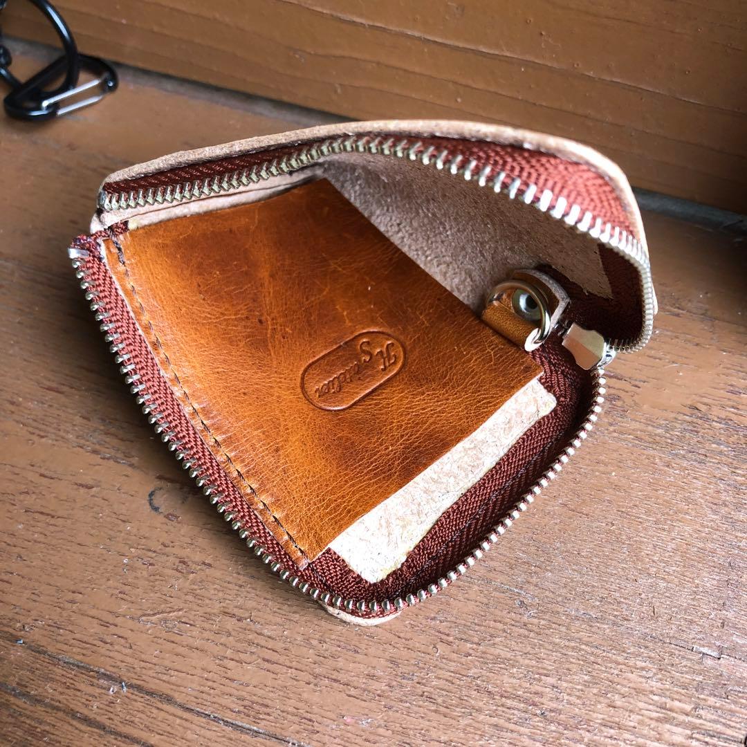 ミニマムウォレット　手編み スマホショルダーに！ハンドメイド　多収納　財布　ミニ