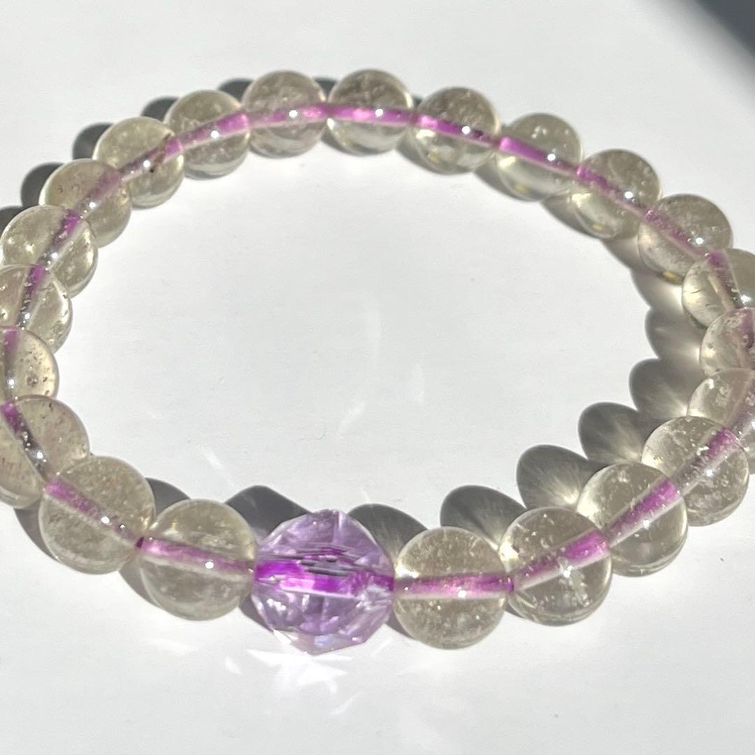 【大天使ザドキエル✨魂の使命への導き】深い癒し✨希少パープルリビアングラス