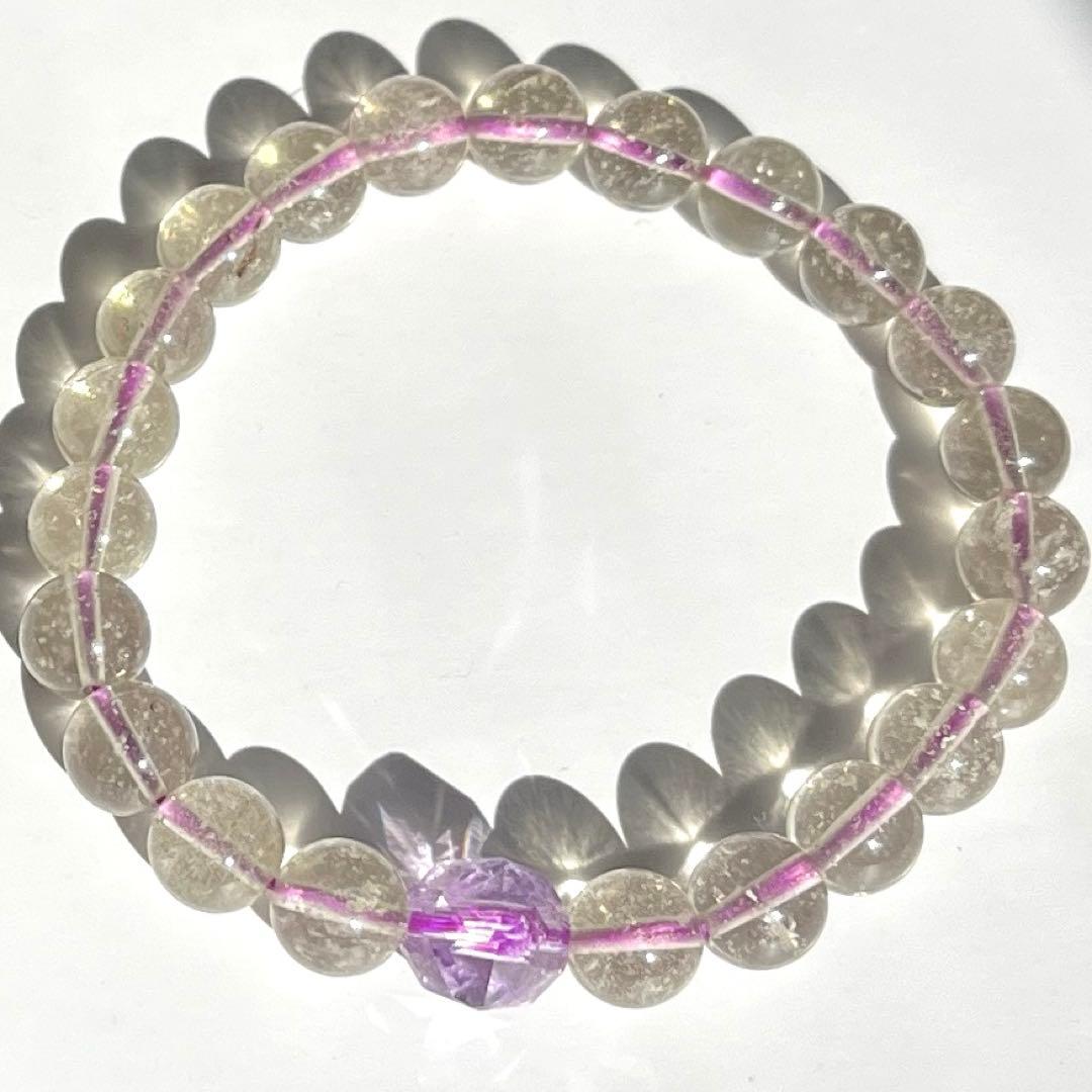 【大天使ザドキエル✨魂の使命への導き】深い癒し✨希少パープルリビアングラス