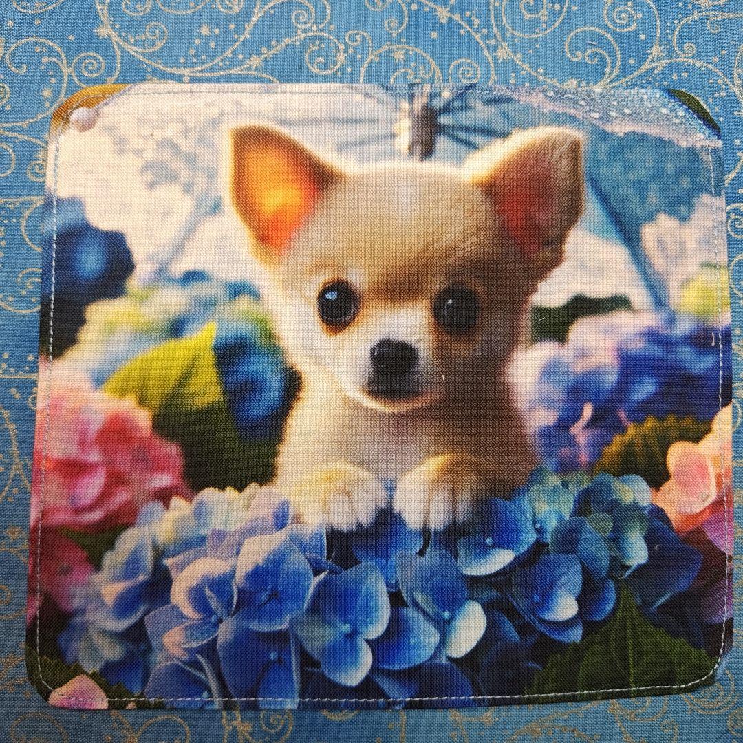 あしべ☆　パネル3枚　ハンカチ15枚　チワワ柄