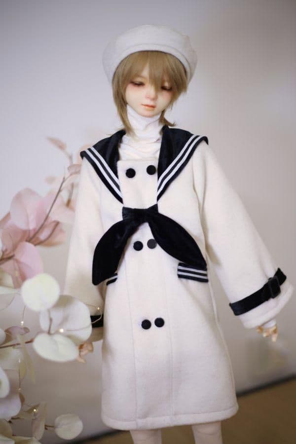WN54 bjd 1/3 ドール　衣装　日常　コート　ハンドメイド