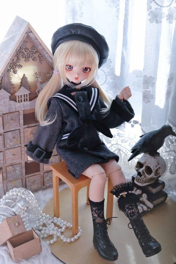 WN54 bjd 1/3 ドール　衣装　日常　コート　ハンドメイド