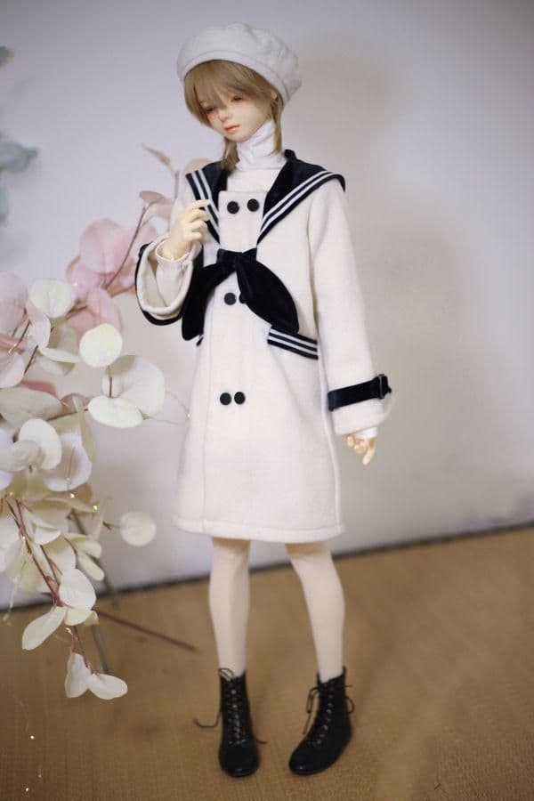 WN54 bjd 1/3 ドール　衣装　日常　コート　ハンドメイド