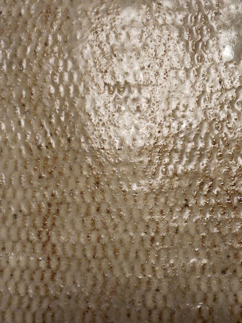 島岡達三(人間国宝) 地釉縄文象嵌方壺 箱無し