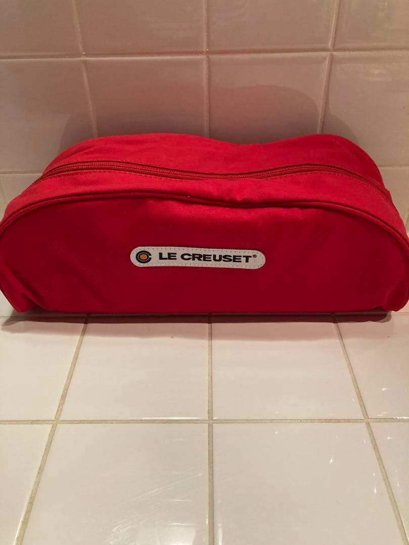 LE CREUSET ポットカバーＬ　チェリーレッド