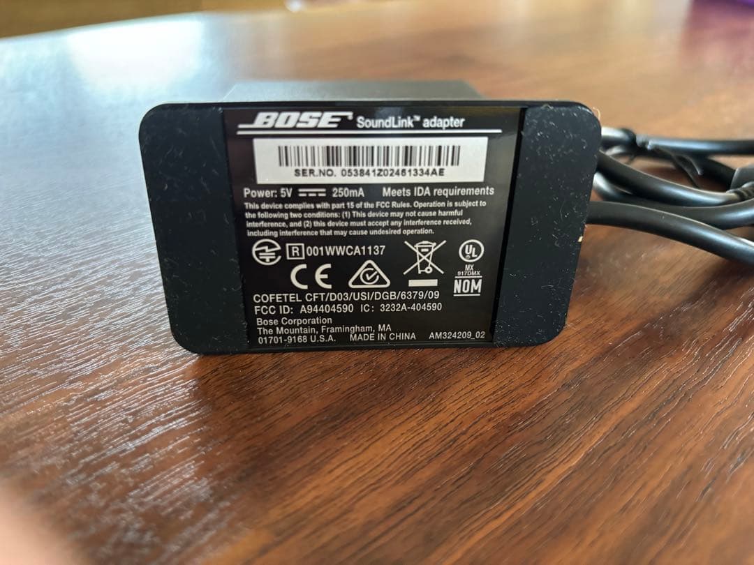 【動作確認のみ】BOSE Wave SoundLink Adapter