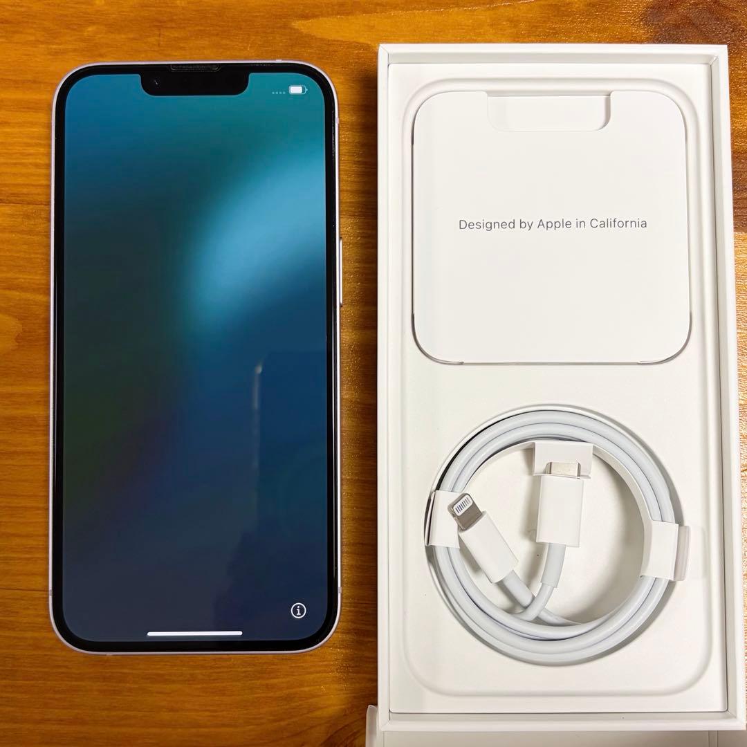 美品☆iPhone14 パープル