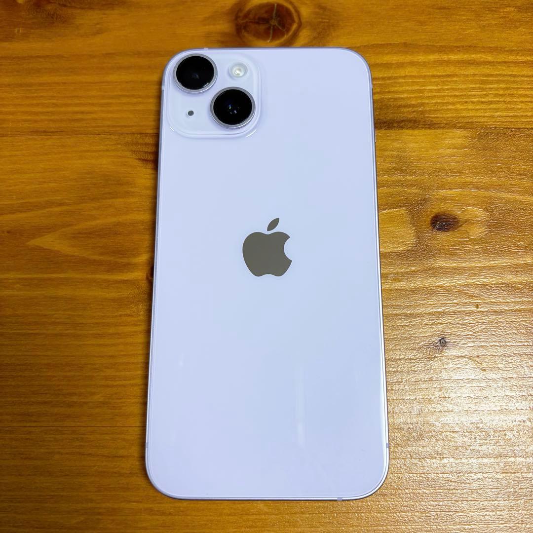 美品☆iPhone14 パープル