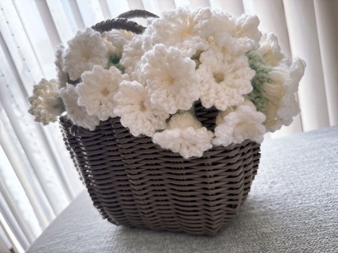 スズランのブーケブランケット　花束ブランケット