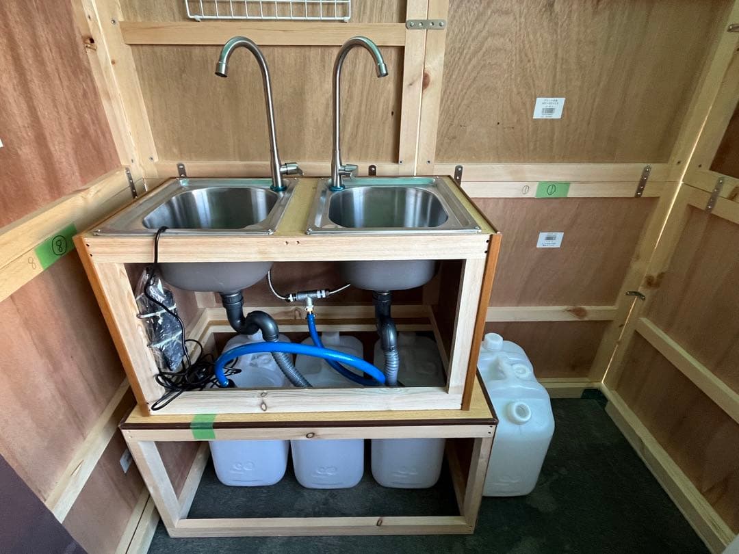 持ち家の庭などに出店出来る！マルシェも！組み立て簡単！移動式屋台店舗　即営業可能