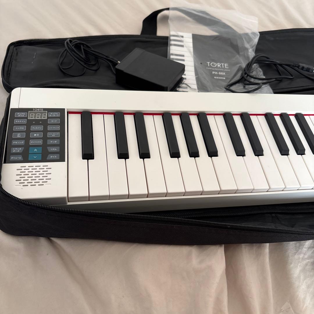 TORTE トルテ 電子ピアノ 折りたたみ式 88鍵盤