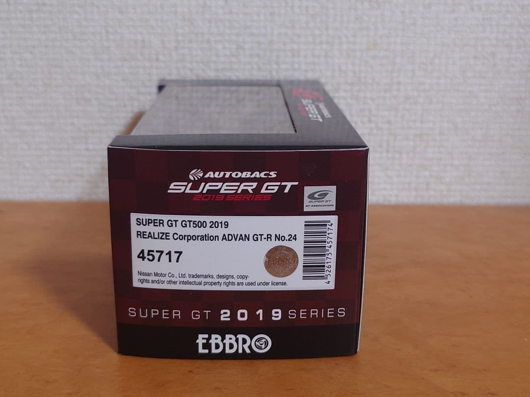 エブロ 1/43 SUPER GT GT500 2019 リアライズ GT-R