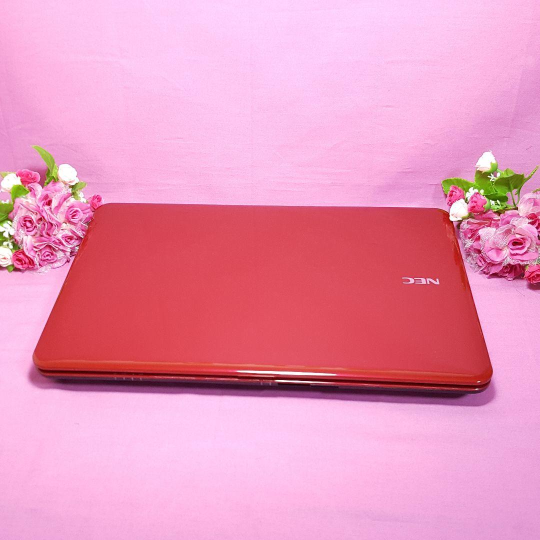 Win11/赤色/Lavie/新品SSD256G/CORE-i5/DVDドライブ