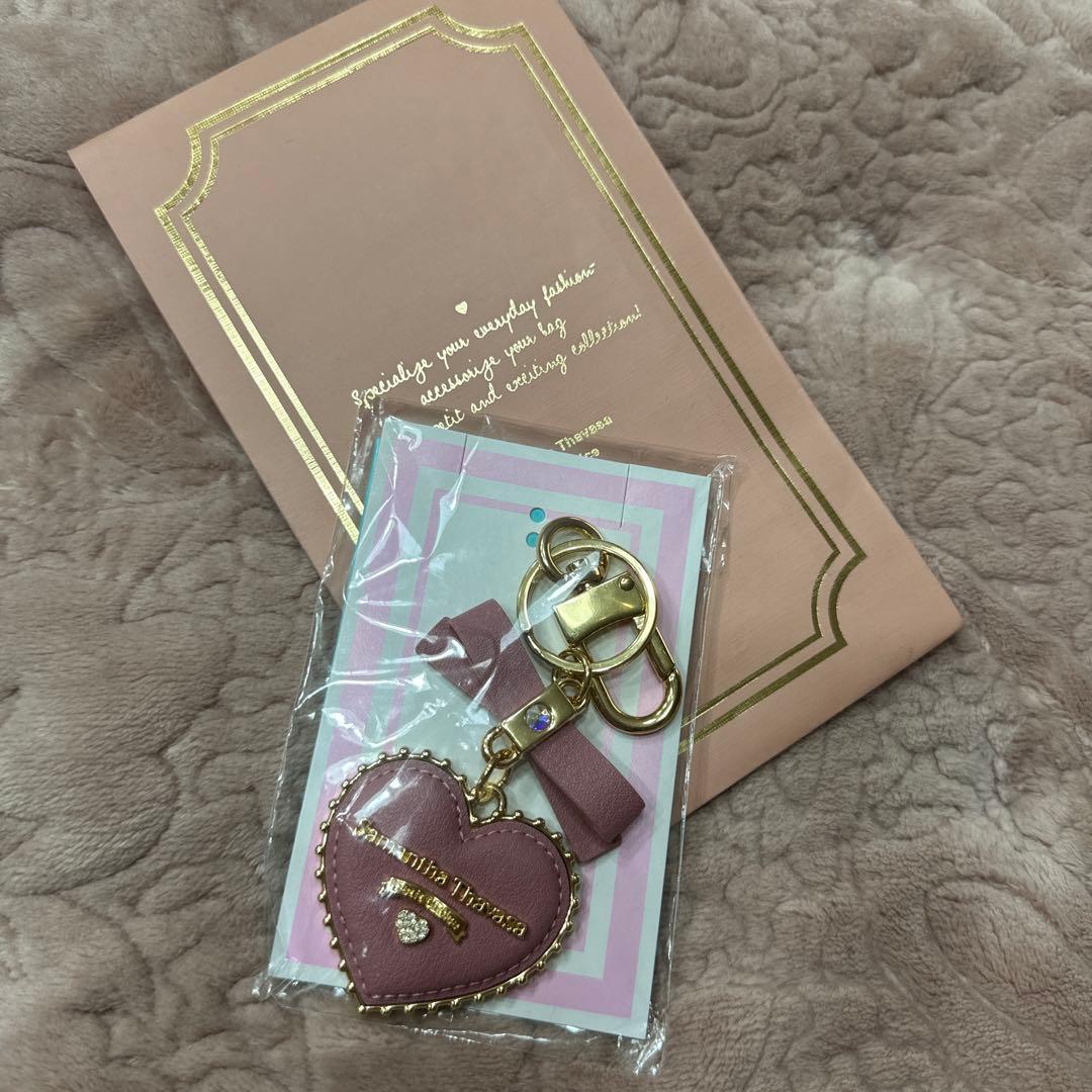 新品未使用サマンサタバサプチチョイスSamanthaハートモチーフキーホルダー